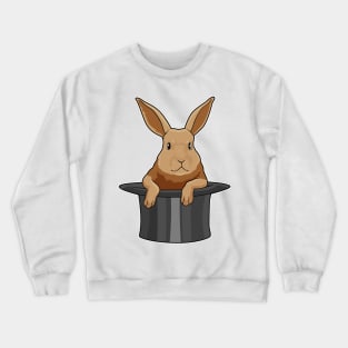 Rabbit Magician Magic hat Crewneck Sweatshirt